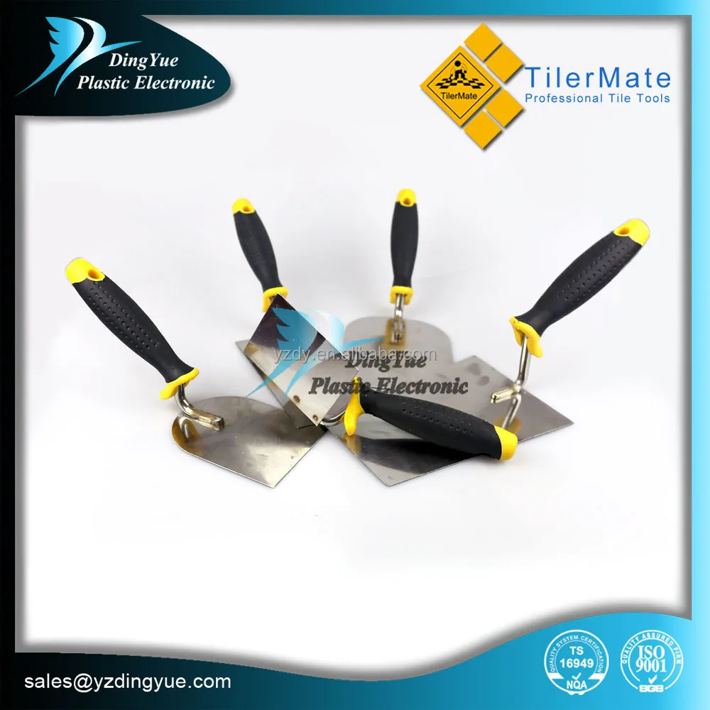 Concrete plastering float trowel, bricklayer trowel set