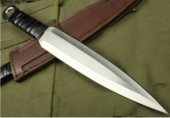 Easy to Carry Hollow Out Sharp Blade Survival Folding Knife with High Quality Rubber Handle Titanium Knife