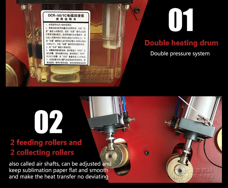 Multi-function Heatpress Roll Rotary Calender Heat Transfer Press Machine For Sublimation