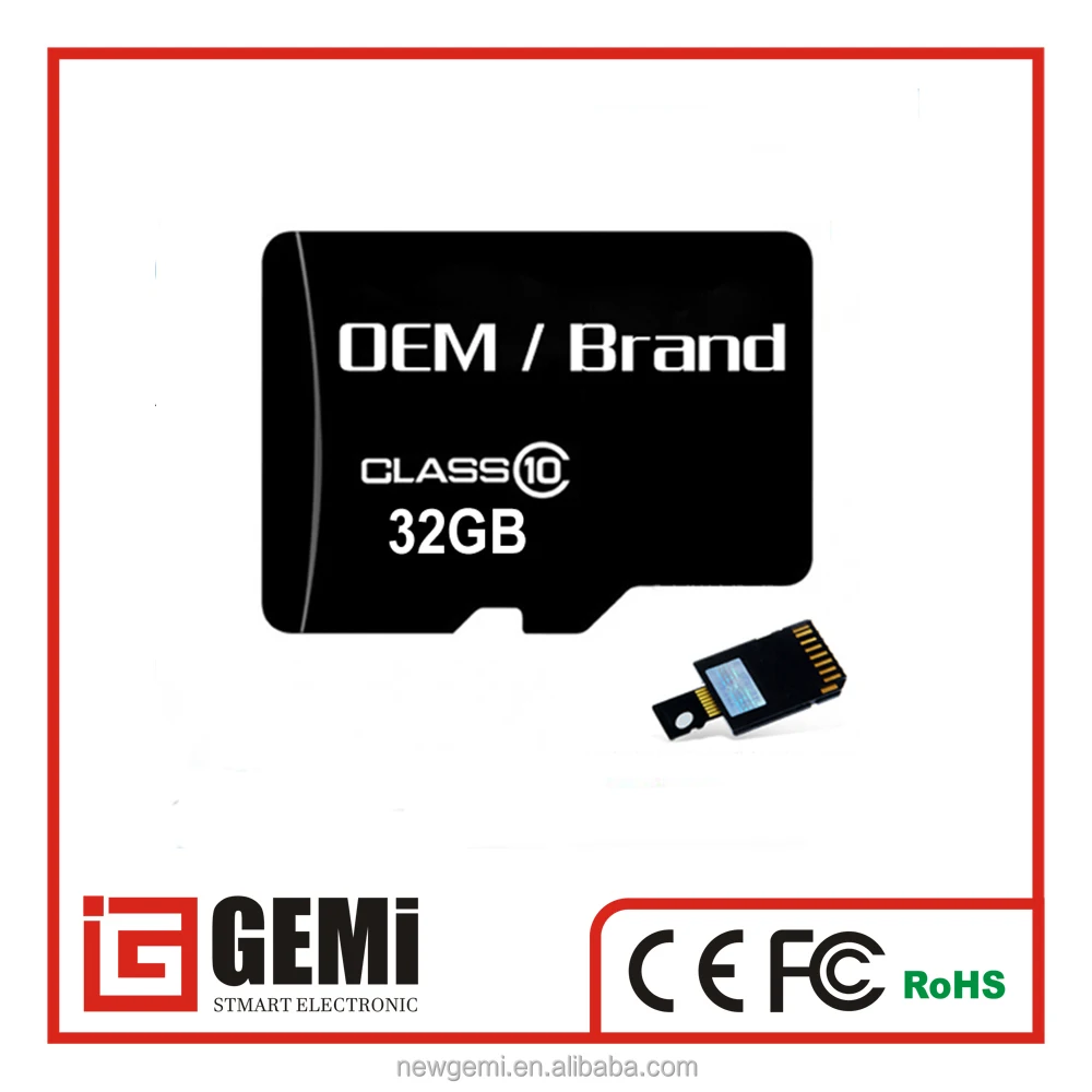 Taiwan Wholesale Real True Capacity Flash Memory Card 1GB 2GB 4GB 16GB 32GB 256GB Custom OEM Logo Micro memory TF Card
