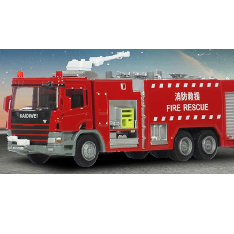 China Supplier Diecast Fire Trucks Model Manufactured in China