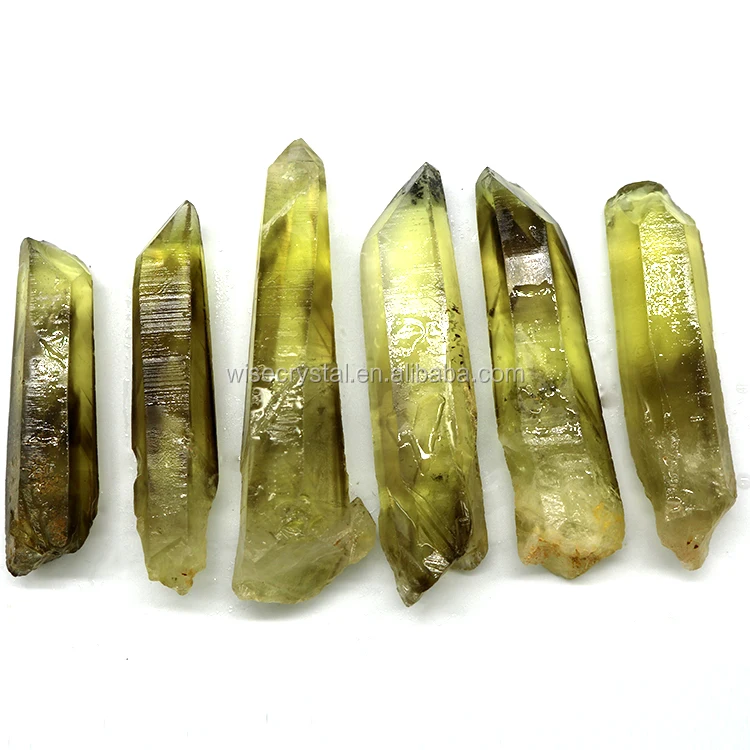 Real Himalayan crystal point citrine crystal point Lemurian Seed