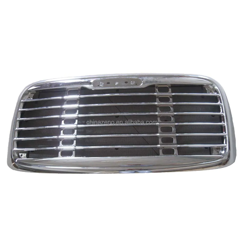 Front Grille Chrome OE style w/ bug screen Fits 2000 - 2008 Freightliner Columbia