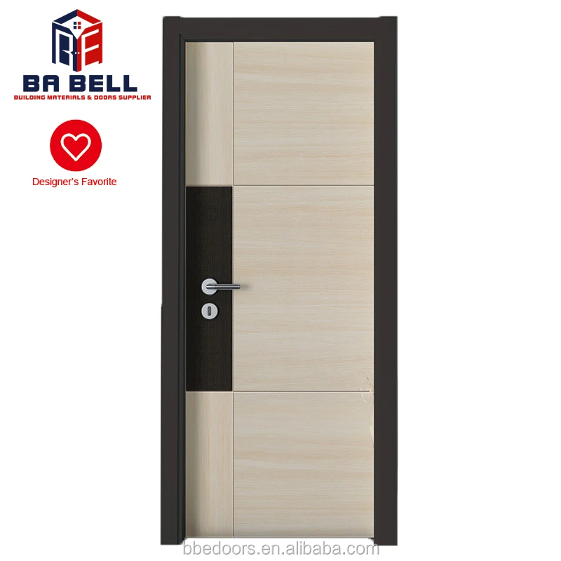 Modern Bangladesh pvc toilet door mdf pvc bathroom plastic interior door