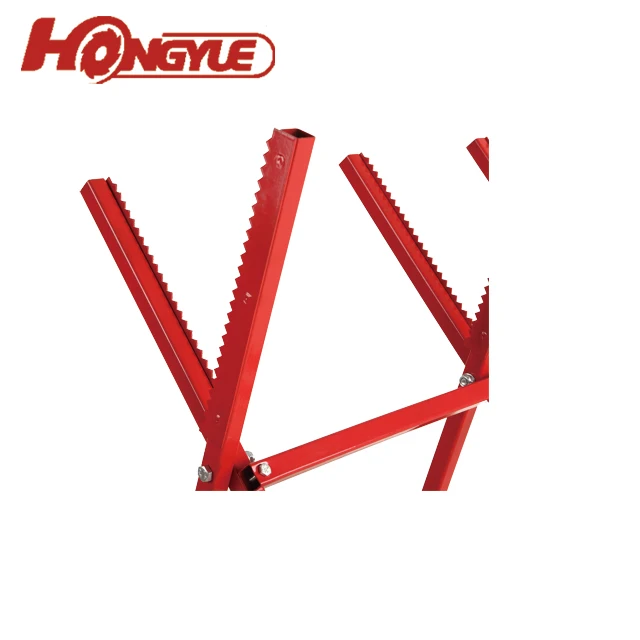
stable square steel folding wood work log saw horse bench for sale 