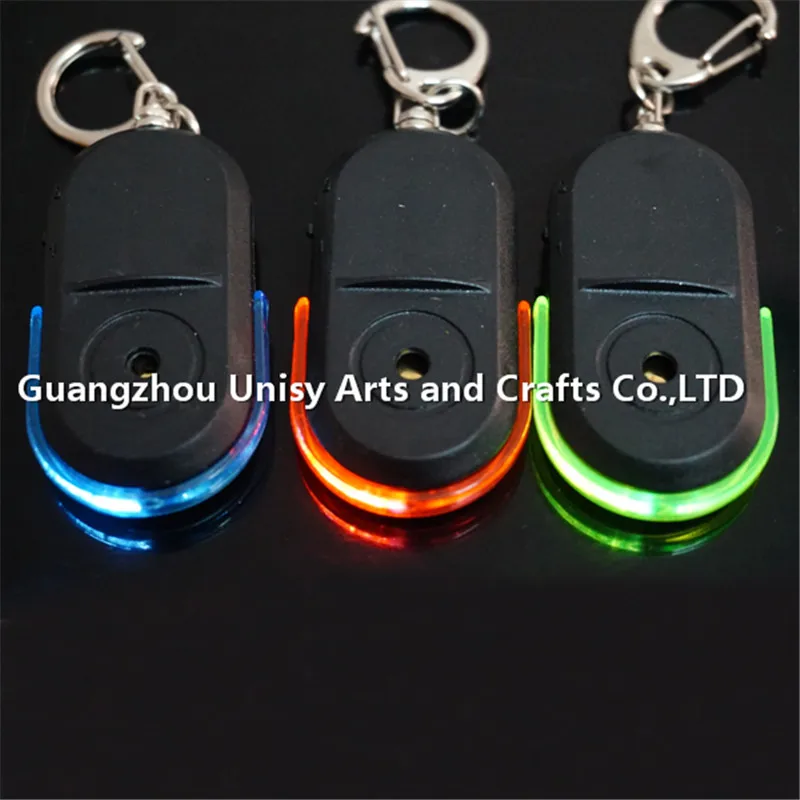 Finder LED Illuminated Object Finder Anti-lost Device Whistle Sensor Keychain