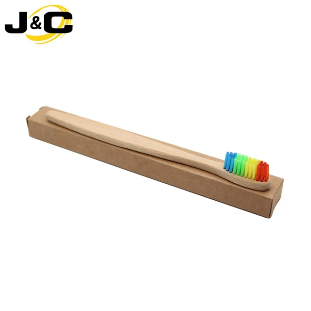 Natural BPA Free Charcoal Bamboo Toothbrush with biodegradable bristles for Adult Use