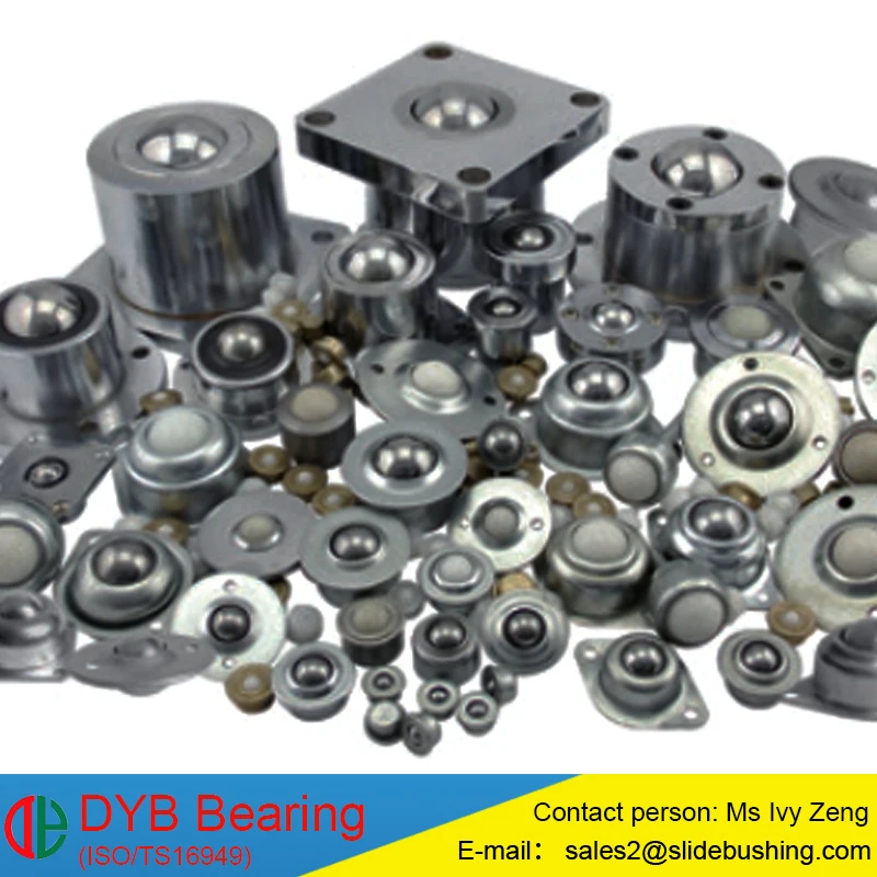 anti-roll bar bushing roller ball transfer unit / roller ball caster bearing / metal slide ball transfer bearing unit