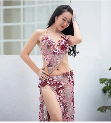 QC3053 Wuchieal Professional Customized Arabic Belly Dance Costume