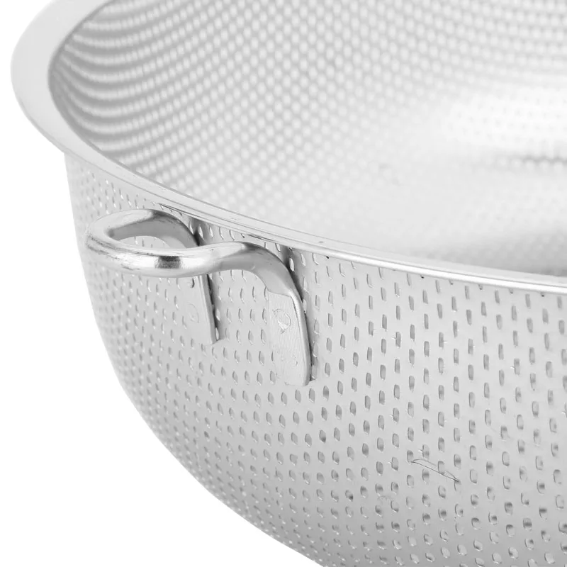 
Stainless Steel Colander Fine Mesh Strainer Colander With Long Handle 