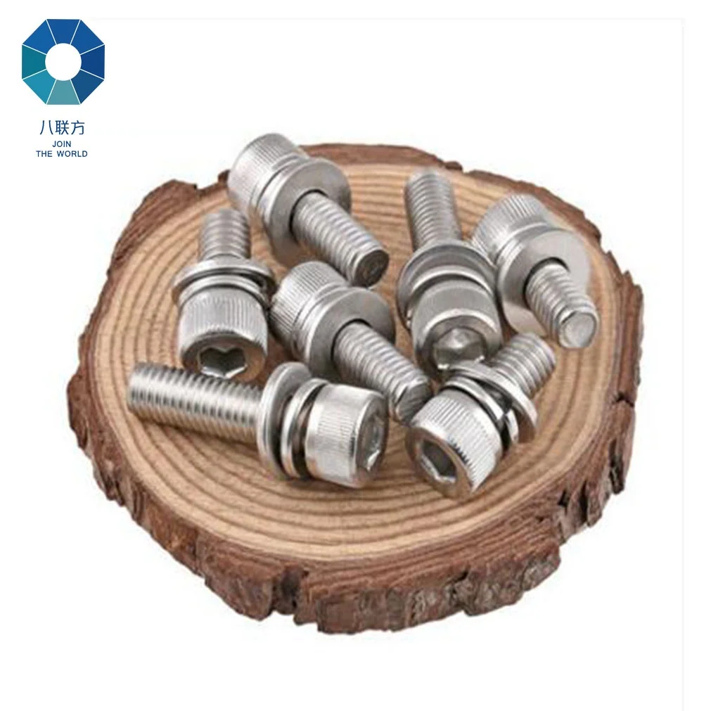 Stainless Steel A2 Bolts Hex Head Bolt With Nut And Washer Hex Bolts