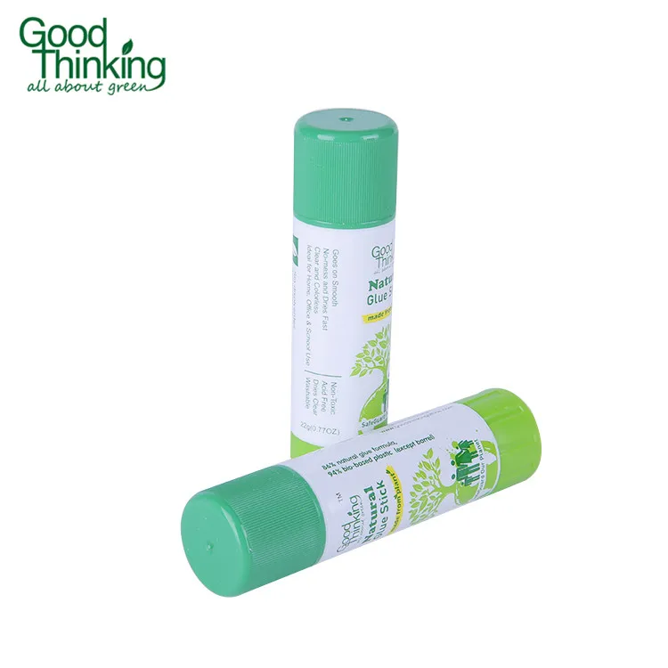 Natural eco friendly school glue stick,custom glue stick tube,glue stick stationery
