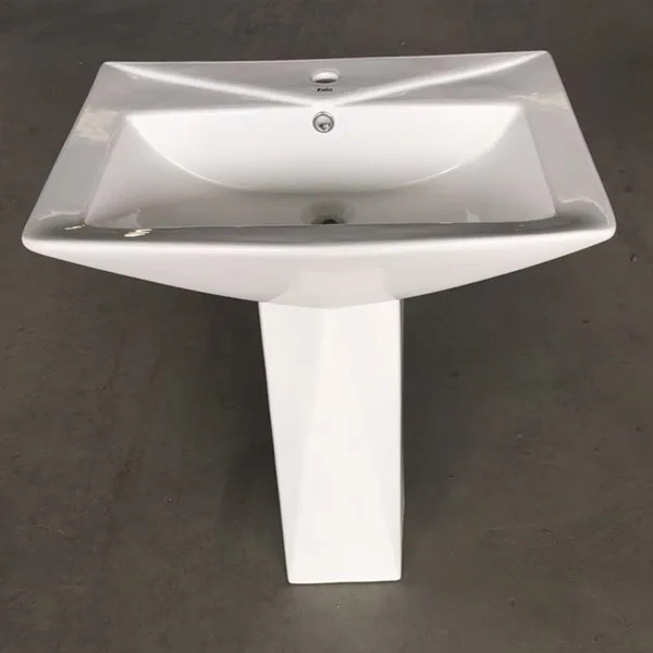 China bathroom luxury pedestal basin hand wash sink prices