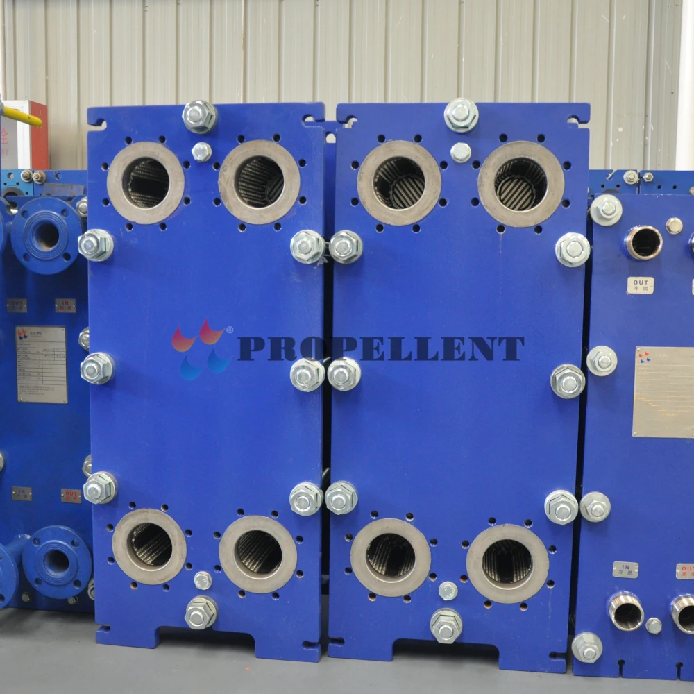 Hastelloy plate heat exchanger for Sodium Hydroxide NaOH