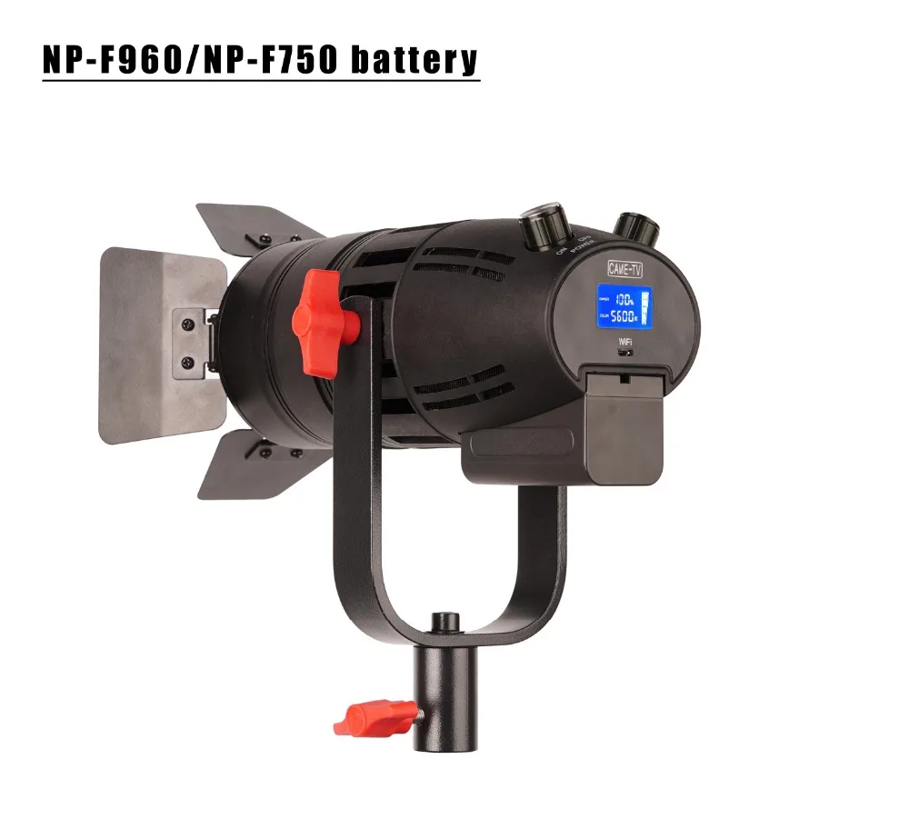 CAME-TV B30 1kit COB Type 30W Small Battery operated Film Shooting Studio Camera Fresnel Video Led Lights