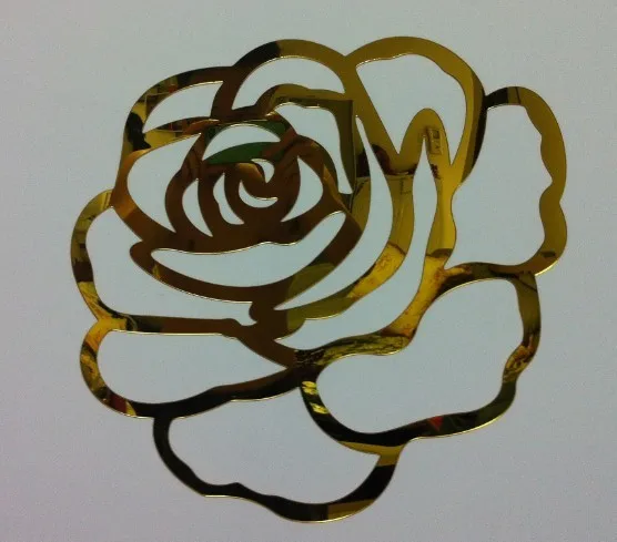 
Multiple different shape acrylic mirror sticker with adhesive 