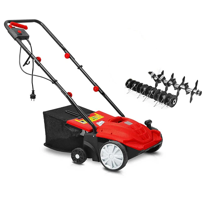 Hot sale 1500W 320mm 2 in1 electric lawn Scarifier and Rake
