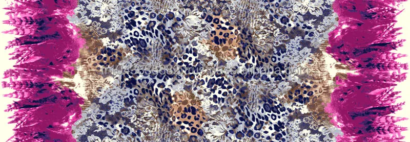 Printed fabrics Viscose, VIscose/EL qualities