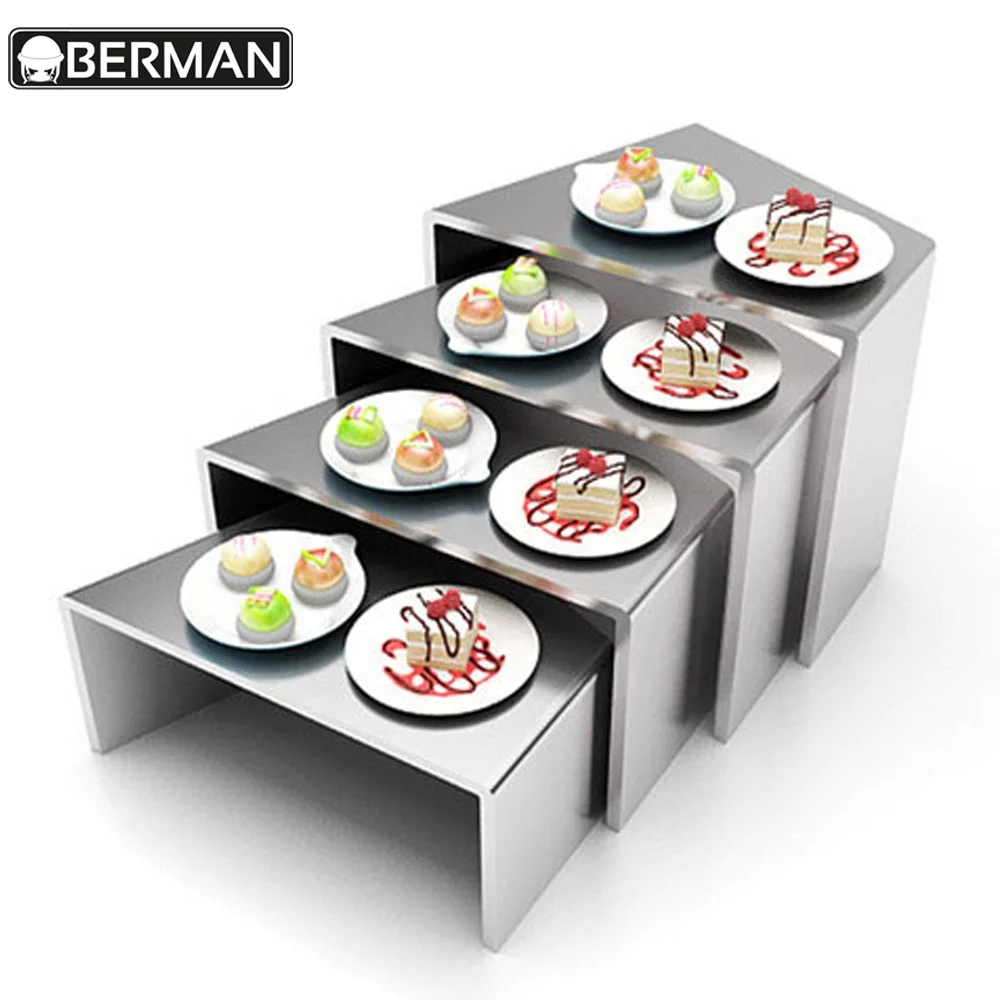 Outdoor catering equipment hotel decorative items cake decorating toolsbfood display stands rack buffet riser for sale