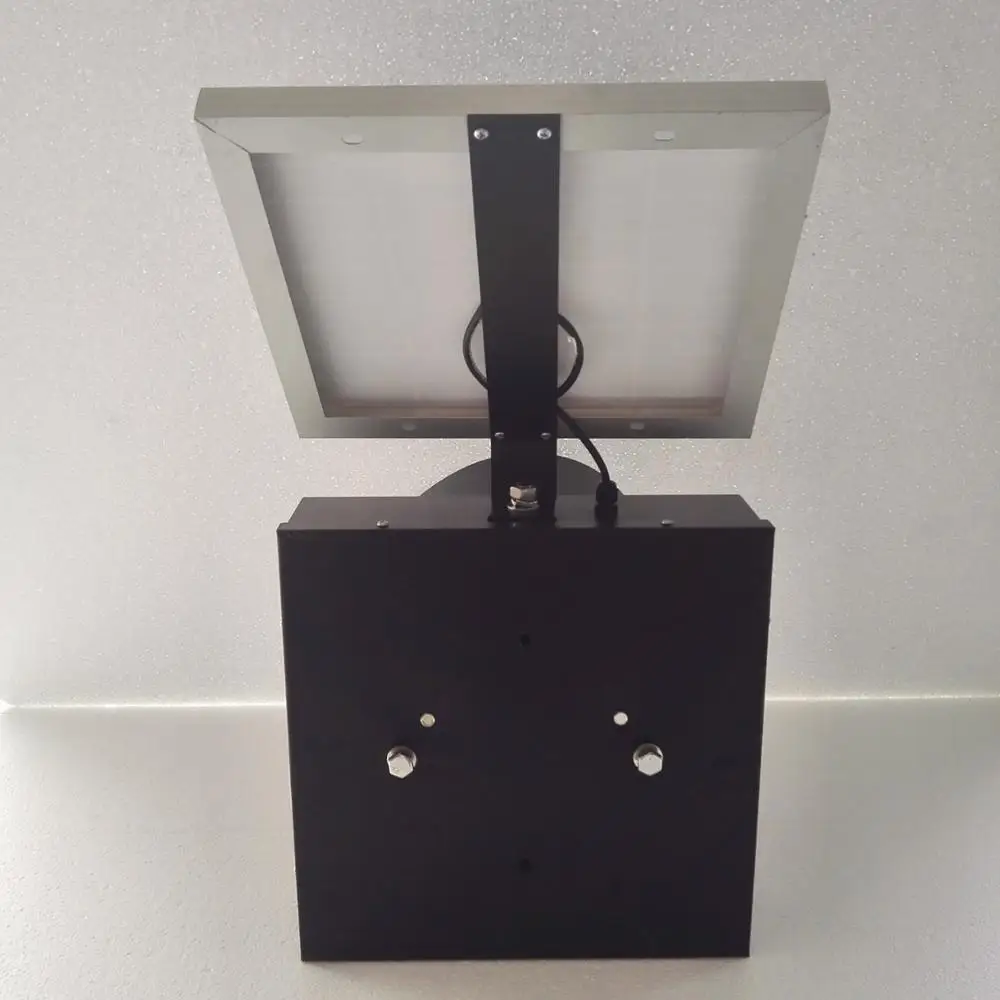 
300mm 1 aspect solar powered panel traffic warning light 