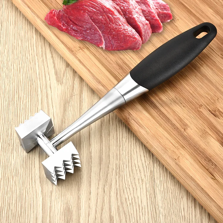Eco friendly Zinc alloy meat tenderizer beef hammer steak pounders stainless steel meat tenderizer hammer union