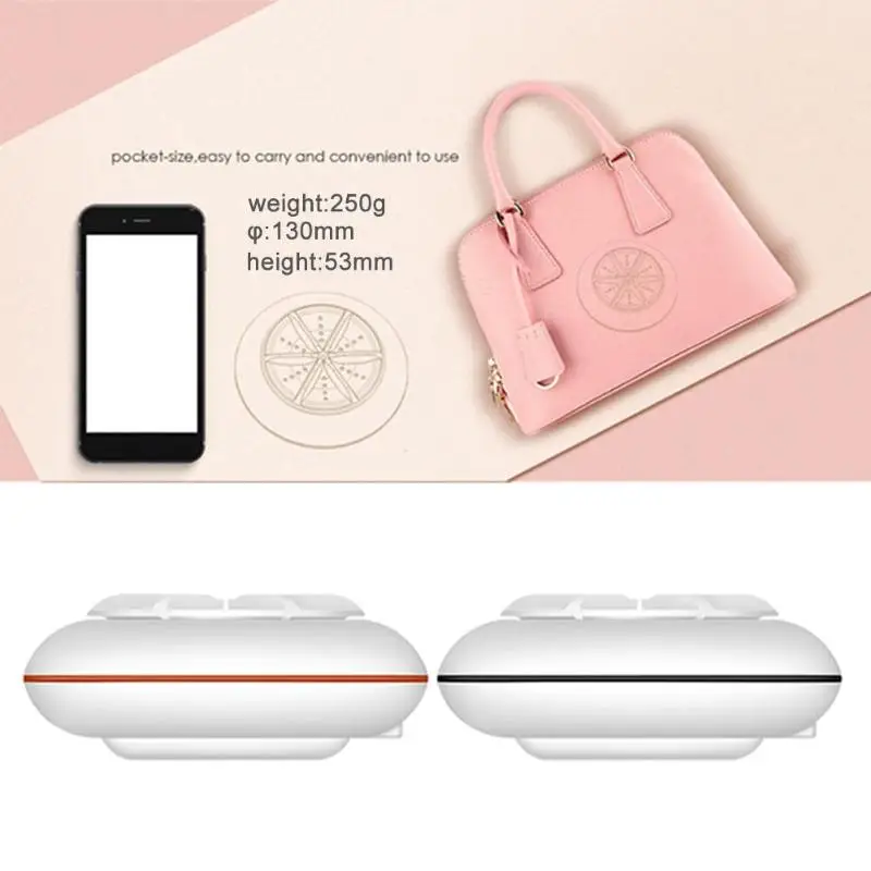 
 USB мини ультразвуковая турбина стиральная машина портативная вращающаяся сушилка стиральная машина  