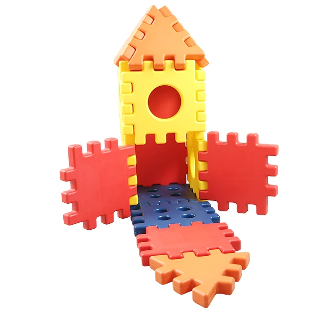 
Safe Baby Informative Toy Building Block Big Waffle Block High Tech carpet foam pads for kids 