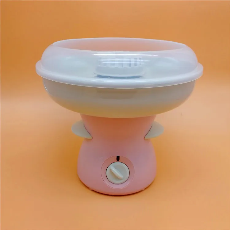 Cotton Candy Machine Portable with Large Splash-Proof Plate Efficient Electric Heating Cotton Candy Machine Maker with 4 Marshma