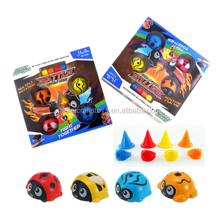 Fancy top car multiple rotation toys battle gyro cars for kids