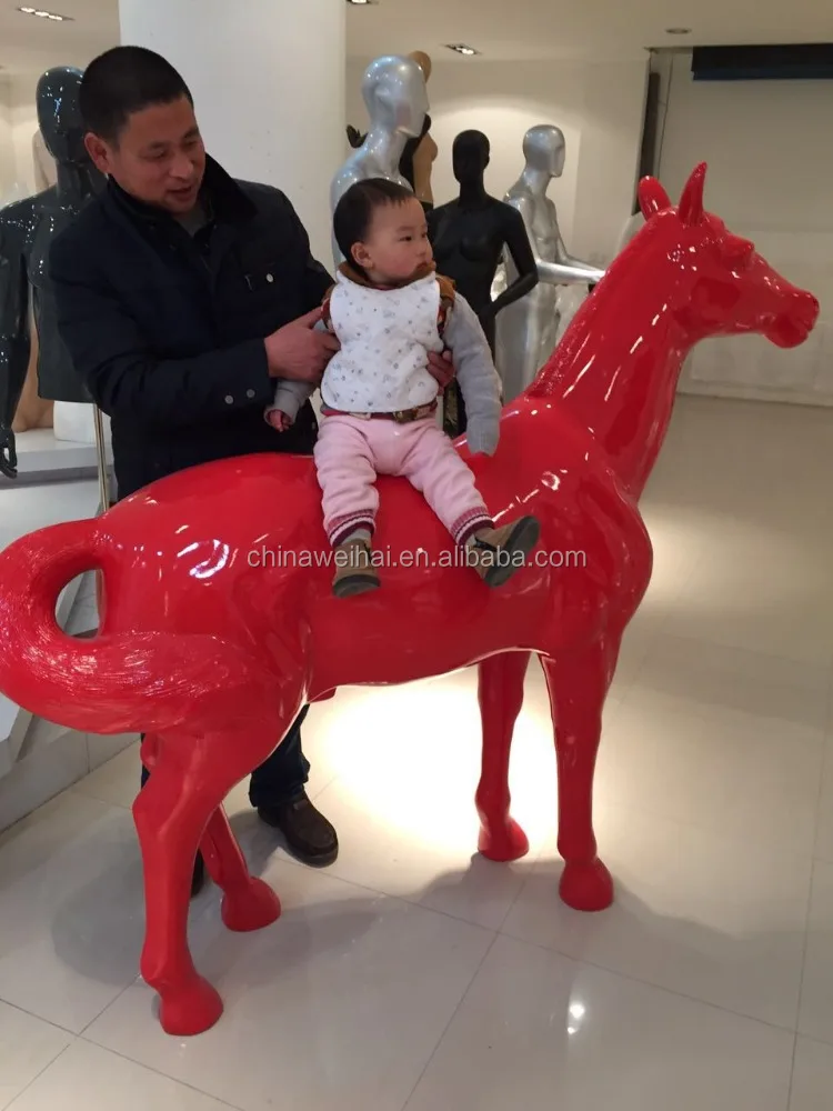 life size horse mannequin