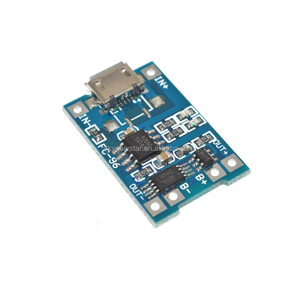 Зарядная плата TP4056 5 В 1 А Micro USB 18650 модуль зарядного устройства для литиевой