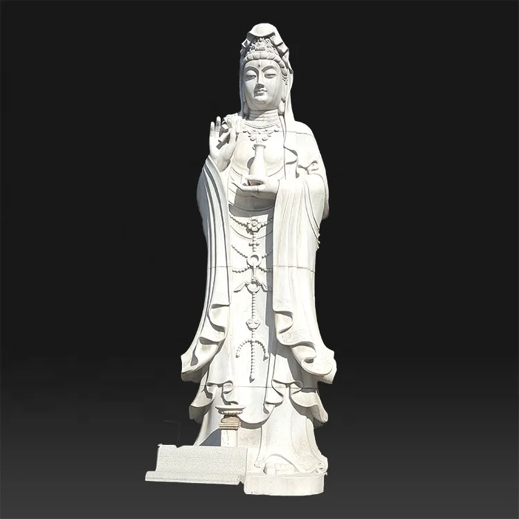 Outdoor Garden White Female Alabaster Statues Buddha Lady for Sale Outdoor / Garden Decoration Online Technical Support EASTERN