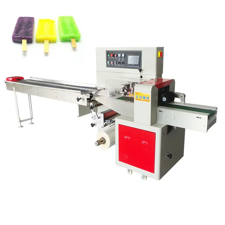 Automatic Flow Pack Popsicle Packaging Machine