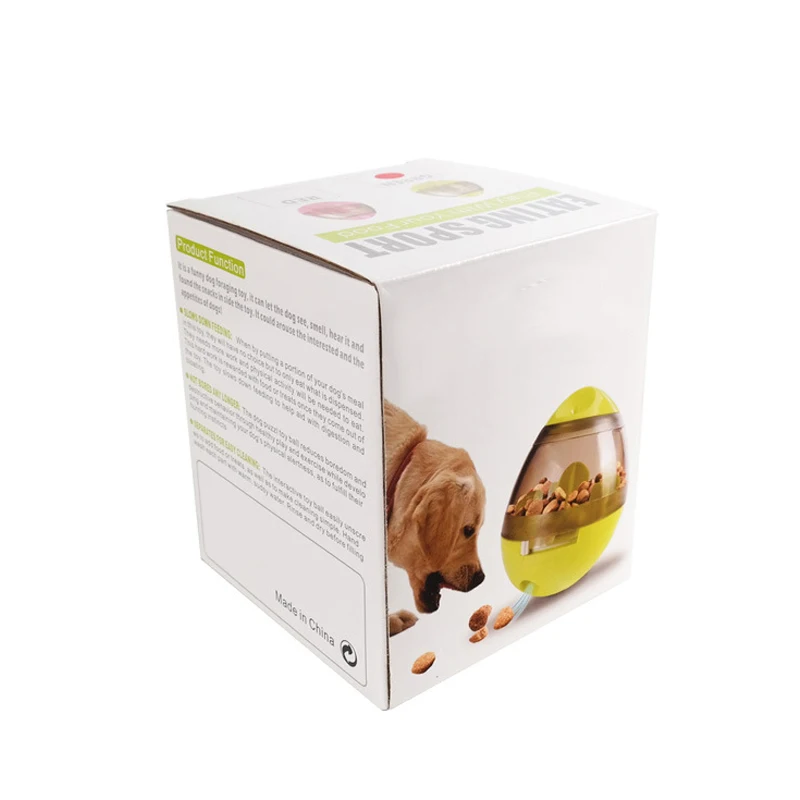 Медленная кормушка для домашних питомцев, игрушки-Мячи Iq для собак, интерактивное устройство для дозирования и утечки еды, Нетоксичная прочная игрушка для домашних животных