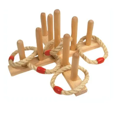 Best Selling Wooden Outdoor Yard Games Ring Toss for Family