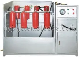 Oxygen cylinder hydrostatic pressure test equipment