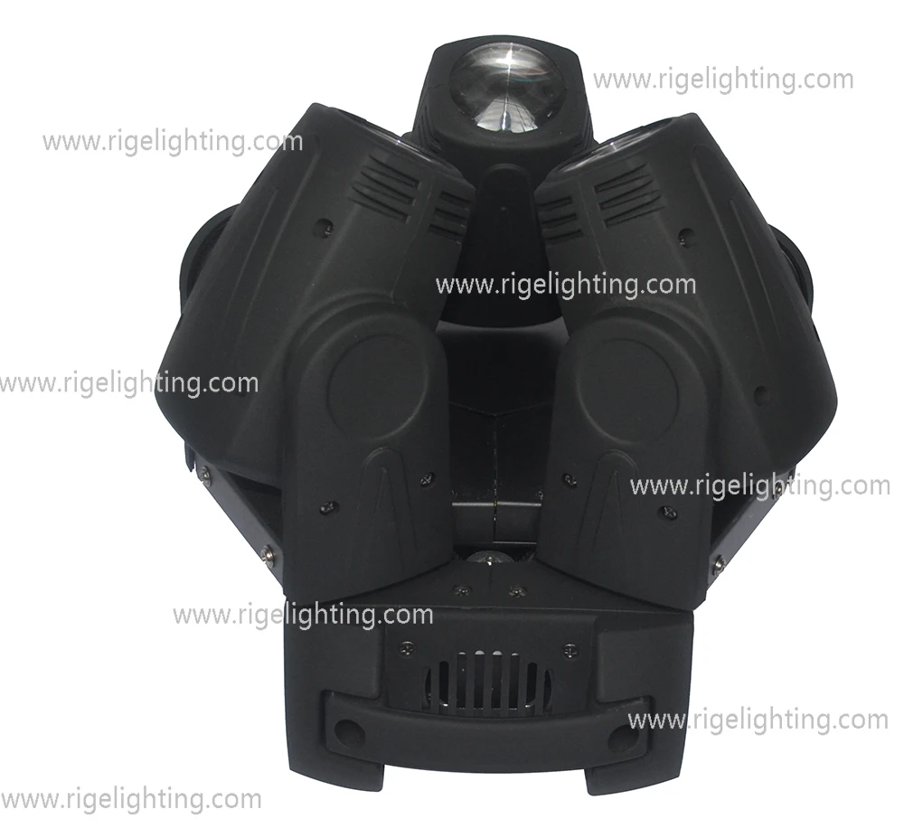 newest design hot selling 3x10w 30w RGBW 4 in1 three head mini stage light led beam moving stage light