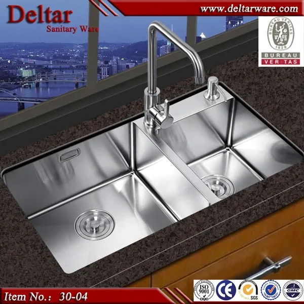 2015 New Square Kitchenware Stainless Steel Kitchen Sink Make By Hand_American Standard Kitchen Sink