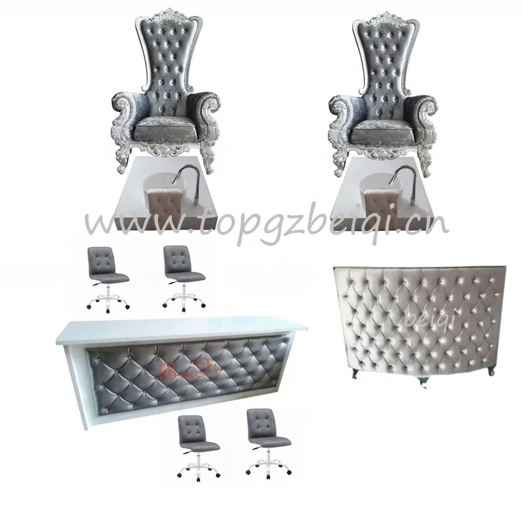 Modern nail salon no plumbing foot massage spa chair pedicure chair luxury