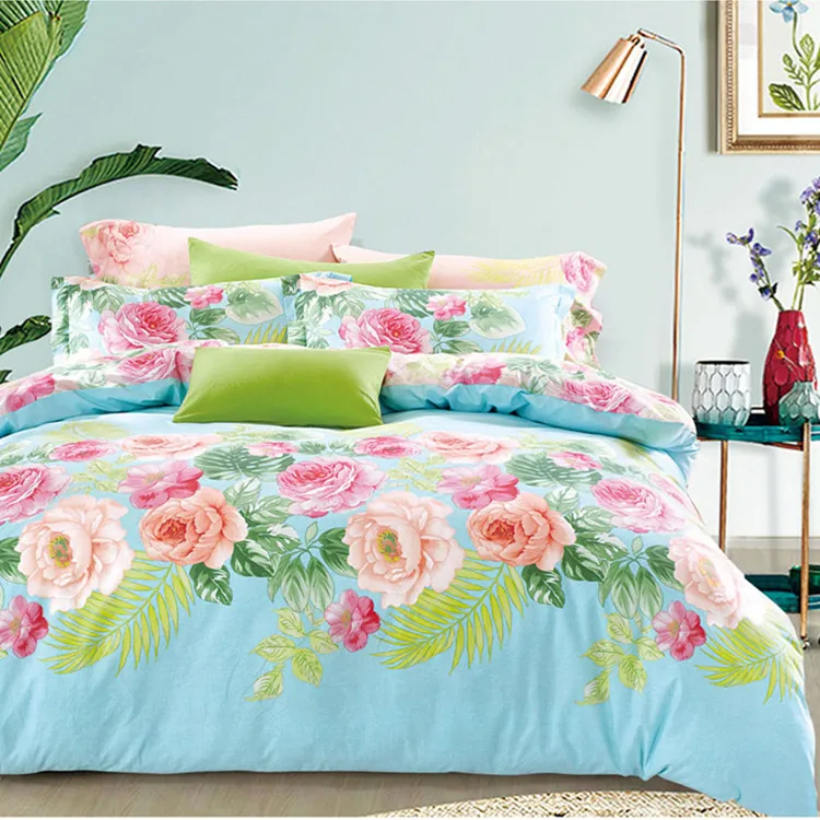 Мягкая моющаяся плоская Простыня из 100% хлопка в корейском дубайском стиле пододеяльник Комплект постельного белья с наволочкой