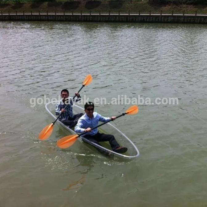 double transparent canoe kayak