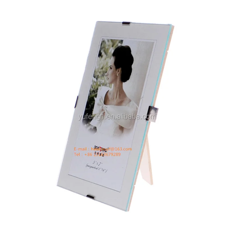 Promotional frameless clip photo frame with FSC MDF backing board