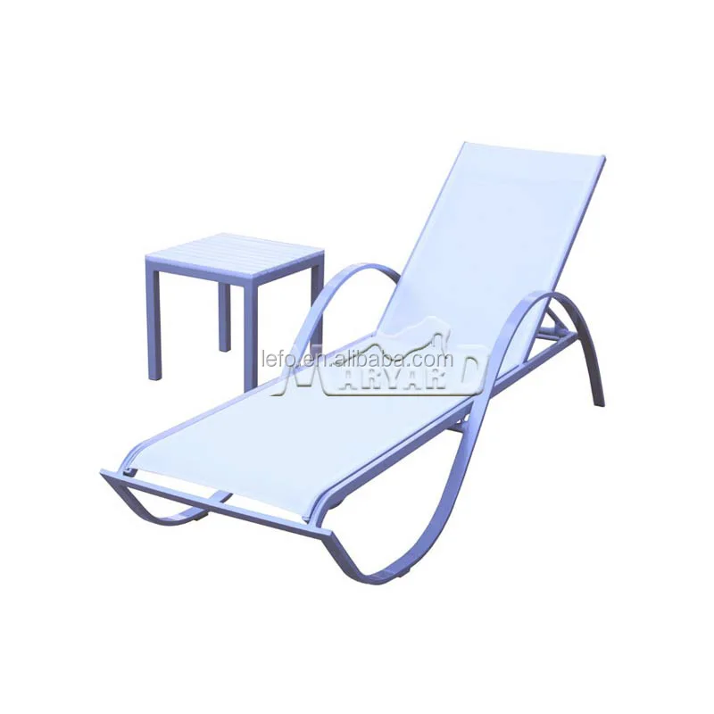 Factory aluminum mesh fabric sling textile beach sun bed