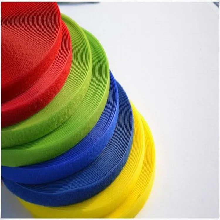 Factory 100% Nylon special iron on heat hook and loop fabric