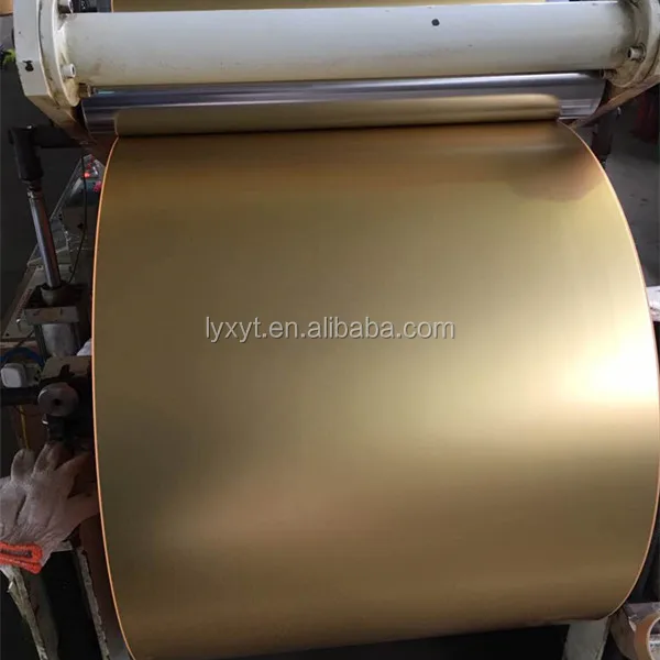 Paper Backed Gold Aluminum Foil Paper for Cigarette Blank Package