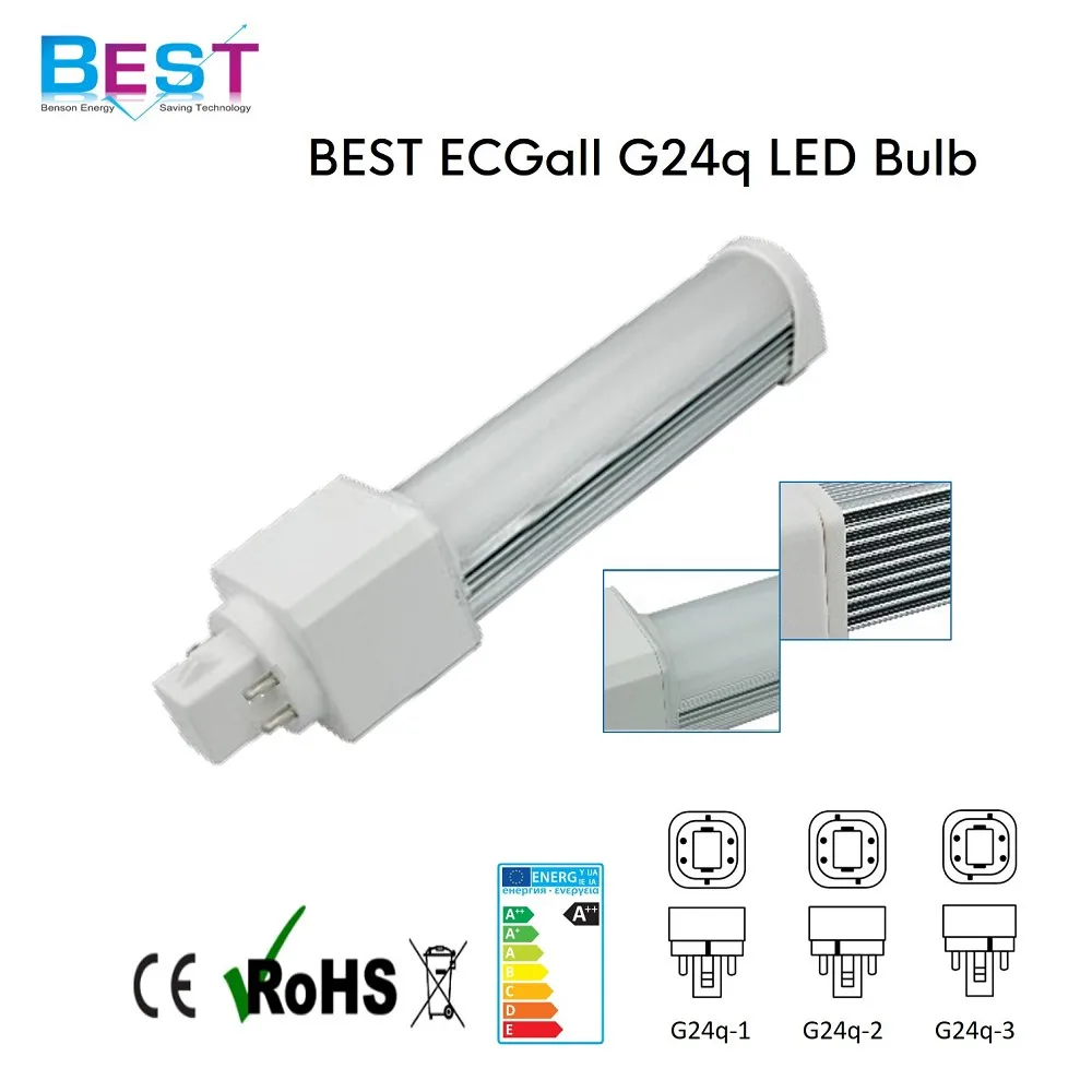 
Mains voltage power input and ballast compatible 4 pin rotary G24q LED lamp 