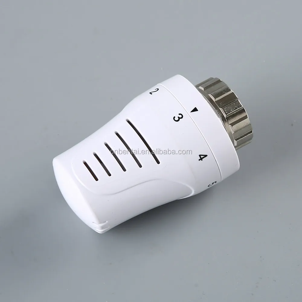 en215 standard dn15 brass angle valve and thermal expansion head for HVAC system