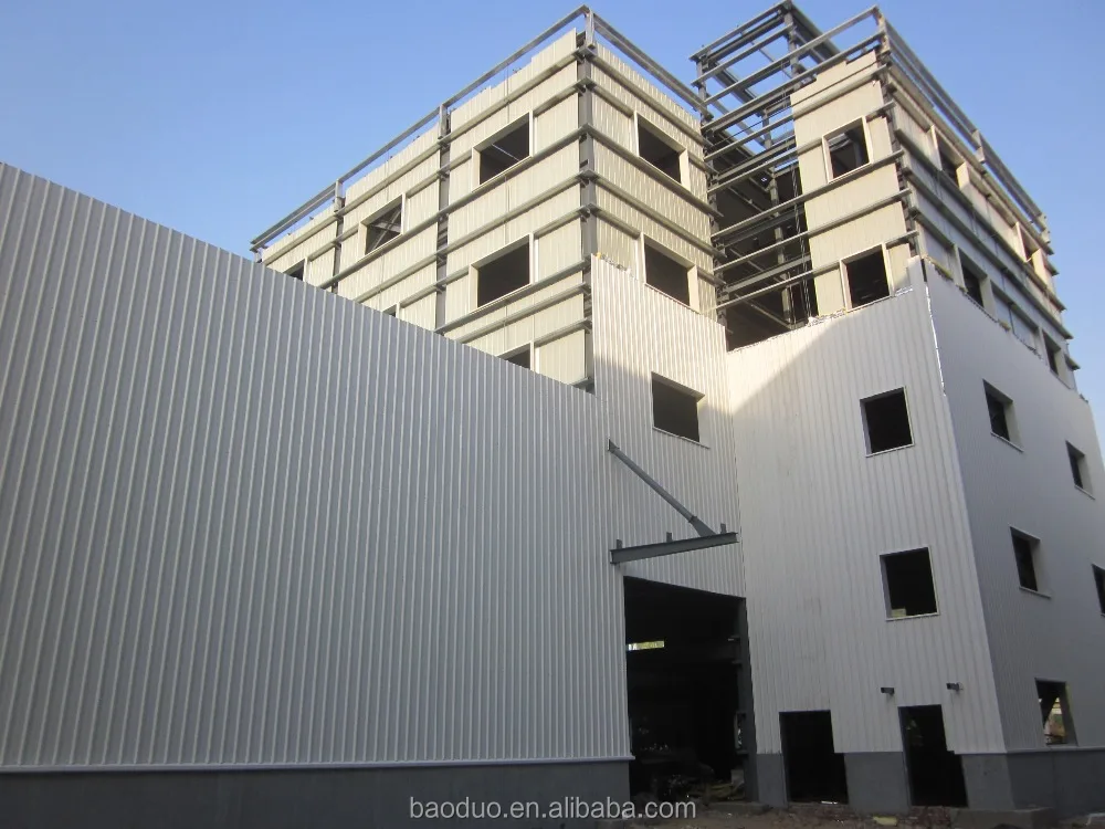 Сборный Металлический каркас офисное здание