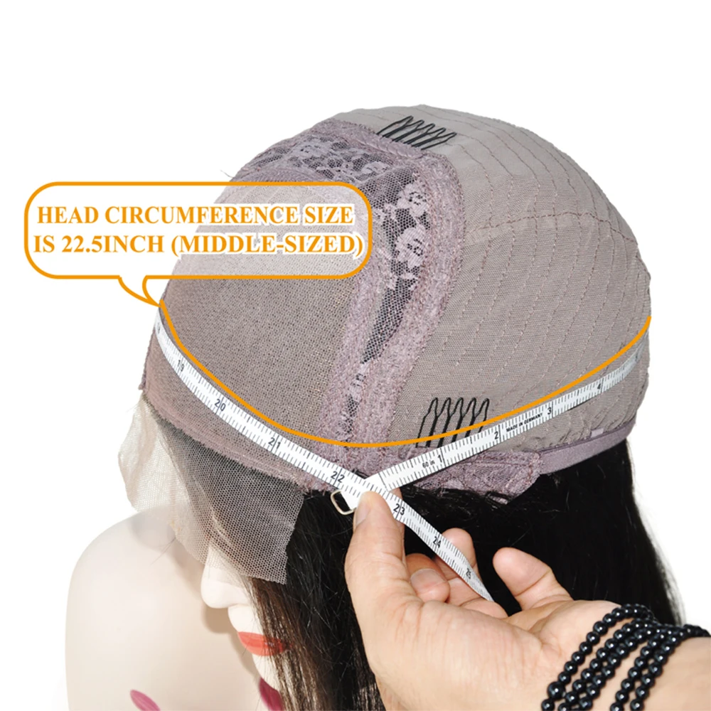 
New Style 100% Brazilian Remy Human Cuticle Aligned Hair Wig Side Parting Silky Straight Lace Front Wig 