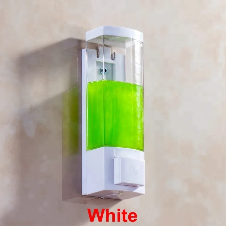 Wall Mounted 250ml Lockable Plastic Manual Liquid Soap Dispenser Shampoo Hand Washing Sanitizer Shower Bath Cream Container